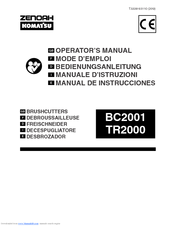 Zenoah TR2000 Operator's Manual