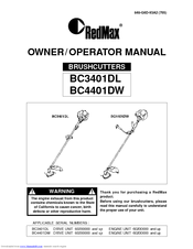 Zenoah BC4401DW Owner's/Operator's Manual