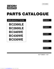Zenoah BC340WE Parts Catalog