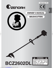 Zenoah BCZ2602DL Owner's Manual