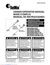 Zenoah BCZ2610SW-CA Manual