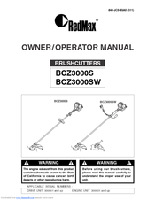 Zenoah BCZ3000 Owner's/Operator's Manual
