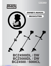 Zenoah BCZ4500DL, BCZ4500DW, BCZ5000DL, BCZ5000DW, BCZ4500, BCZ5000CL Owner's Manual