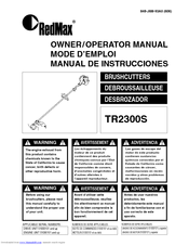 Zenoah TR2300 Owner's Manual