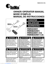 Zenoah RMSZ2601-CA Owner's Manual