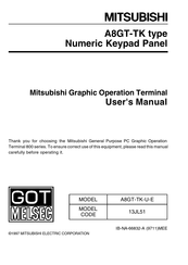 Mitsubishi A8GT-TK-U-E User Manual