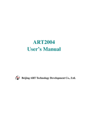 Art 2004 User Manual