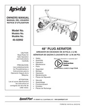 Agri-Fab 45-02992 Owner's Manual