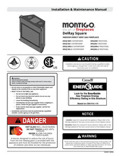 Montigo DRSQ38NI Installation & Maintenance Manual