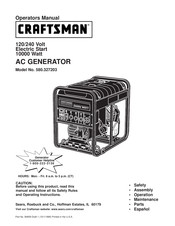 Craftsman 580.327203 Operator's Manual
