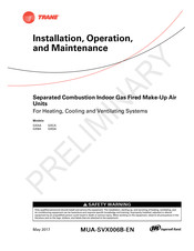 Trane GXDA Installation, Operation And Maintenance Manual