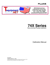 Fluke 74X Series Calibration Manual
