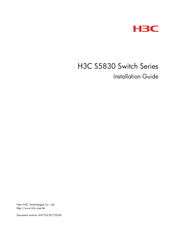 H3C S5830 Series Installation Manual