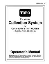 Toro Z-Master Operator's Manual