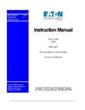 Eaton Crouse-Hinds Series Instruction Manual
