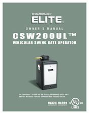 Chamberlain Elite CSW-200-UL Owner's Manual