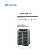American Standard 2A6H8036A Application Manual