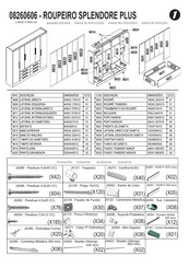 Zanzini SPLENDORE PLUS 08260606 Assembly Instruction Manual
