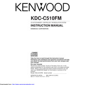 Kenwood KDC-C510FM Instruction Manual