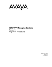 Avaya INTUITY AUDIX Migration Manual