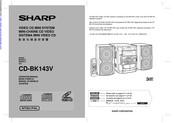 Sharp CD-BK143V Operation Manual