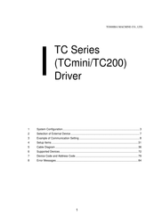 Toshiba TC Series Manual