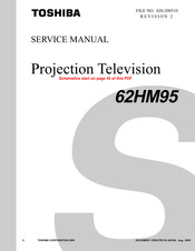 Toshiba TheaterWide 62HM95 Service Manual