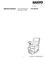Sanyo HEC-DR8700 Service Manual