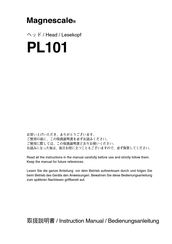 Magnescale PL101 Series Instruction Manual