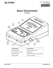 Pasco ES-9078A Instruction Manual