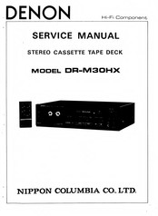 Denon DR-M3QHX Service Manual