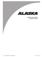 ALASKA JE1800 Instruction Manual