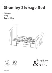 Feather & Black Shamley Storage Bed Assembly Manual