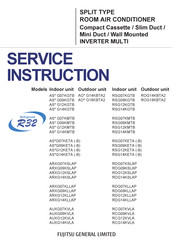 Fujitsu AS G14KETA Series Service Instruction
