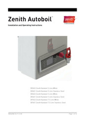 Zenith 307651 Installation And Operating Instructions Manual
