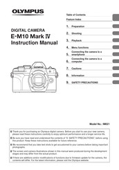 Olympus E-M10 Mark IV Instruction Manual
