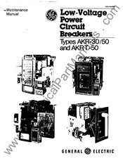 GE AKRU 0 30 Series Maintenance Manual