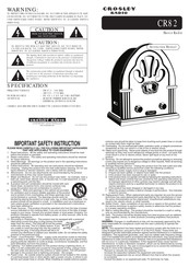 Crosley CR82 Instruction Manual