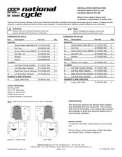 National Cycle KIT-JL Installation Instructions