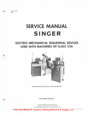Singer 257000 Service Manual