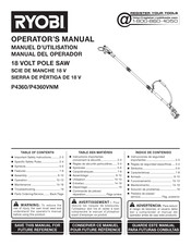 Ryobi P4360VNM Operator's Manual