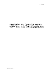 ASCOM UPAC - Installation And Operation Manual