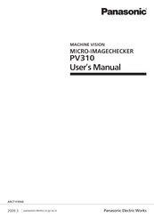 Panasonic Micro-Imagechecker PV310 Use Manual