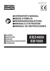 Komatsu EBZ4800 Operator's Manual