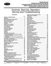Carrier WeatherExpert 48N7 Controls, Start-Up, Operation, Service, And Troubleshooting