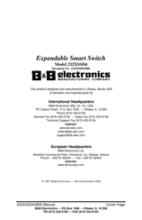 B&B Electronics 232XSSD4 Manual