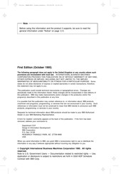 Ibm EtherJet ISA Adapter Manual