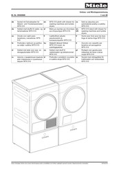 Miele WTS 510 Fitting Instructions Manual