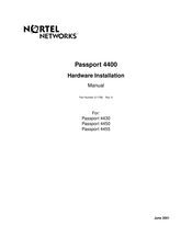 Nortel Passport 4400 Series Hardware Installation