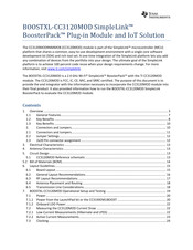 Texas Instruments SimpleLink BoosterPack BOOSTXL-CC3120MOD Manual